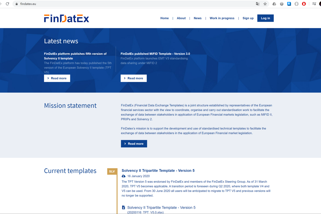 FinDatEx, Brussels